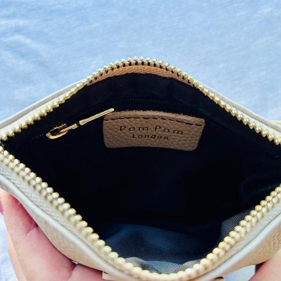 Pom Pom London Chelsea Coin Purse, stone - Picture 3 of 3